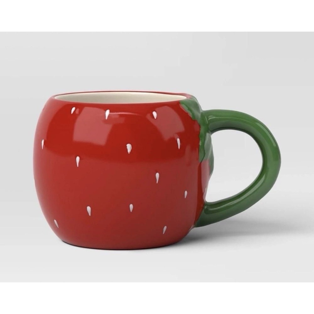 16oz Stoneware Figural Strawberry Mug - Target